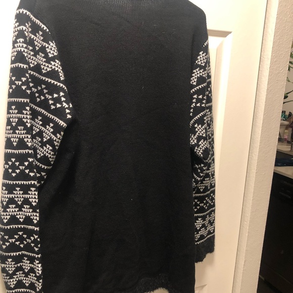 Holiday Time Christmas Sweater Reindeer Party Pullover Multicolor Sz 1X(16W/18W) - Picture 9 of 13